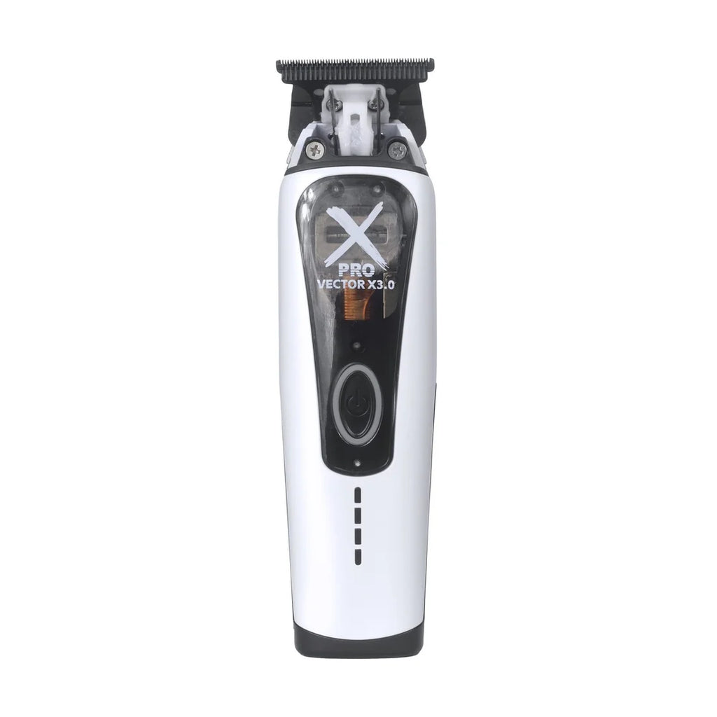 XPRO GMT-999C-WHITE-Vector X3.0 Hair Clipper – Powerful Motor 9,500–13,000 RPM