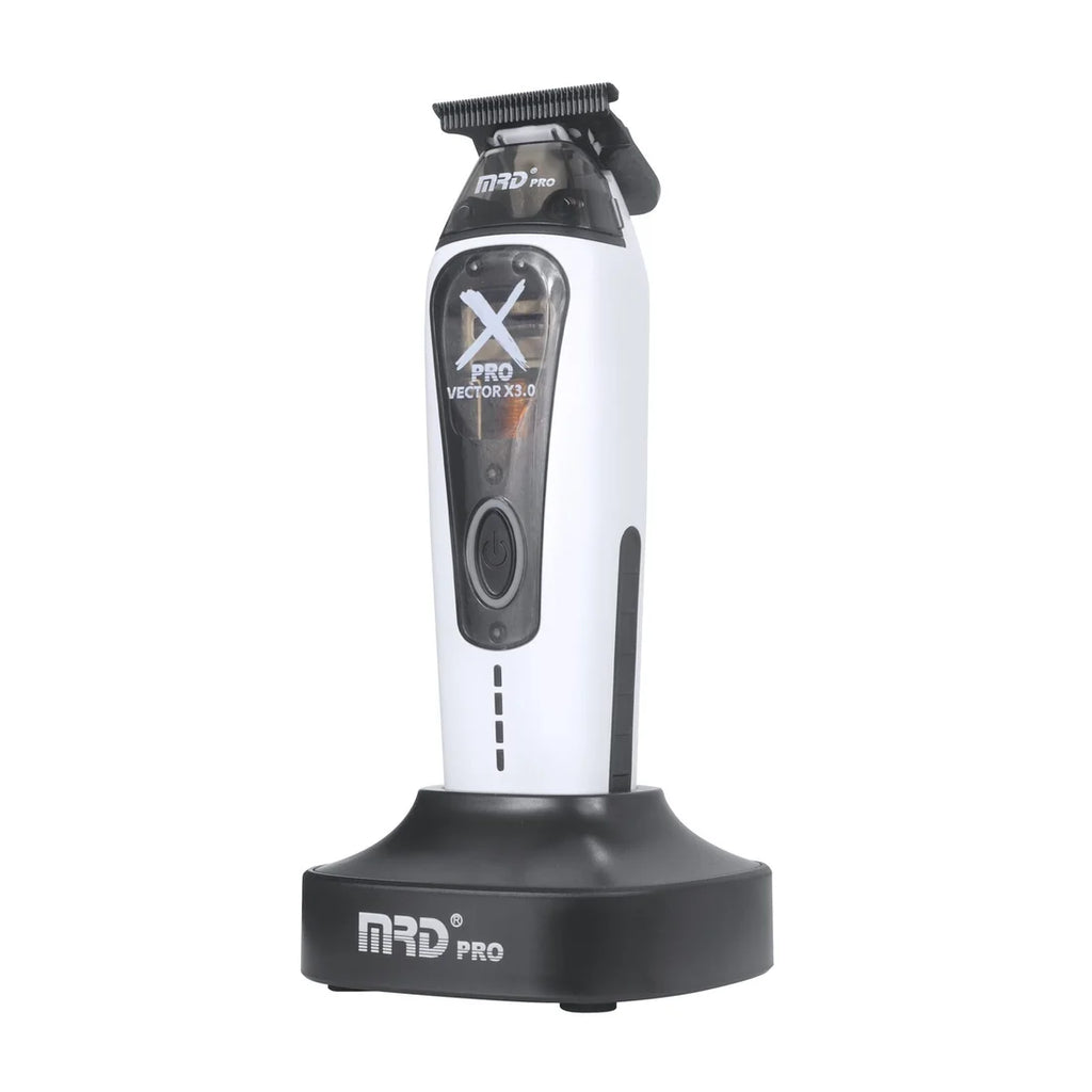 XPRO GMT-999C-WHITE-Vector X3.0 Hair Clipper – Powerful Motor 9,500–13,000 RPM