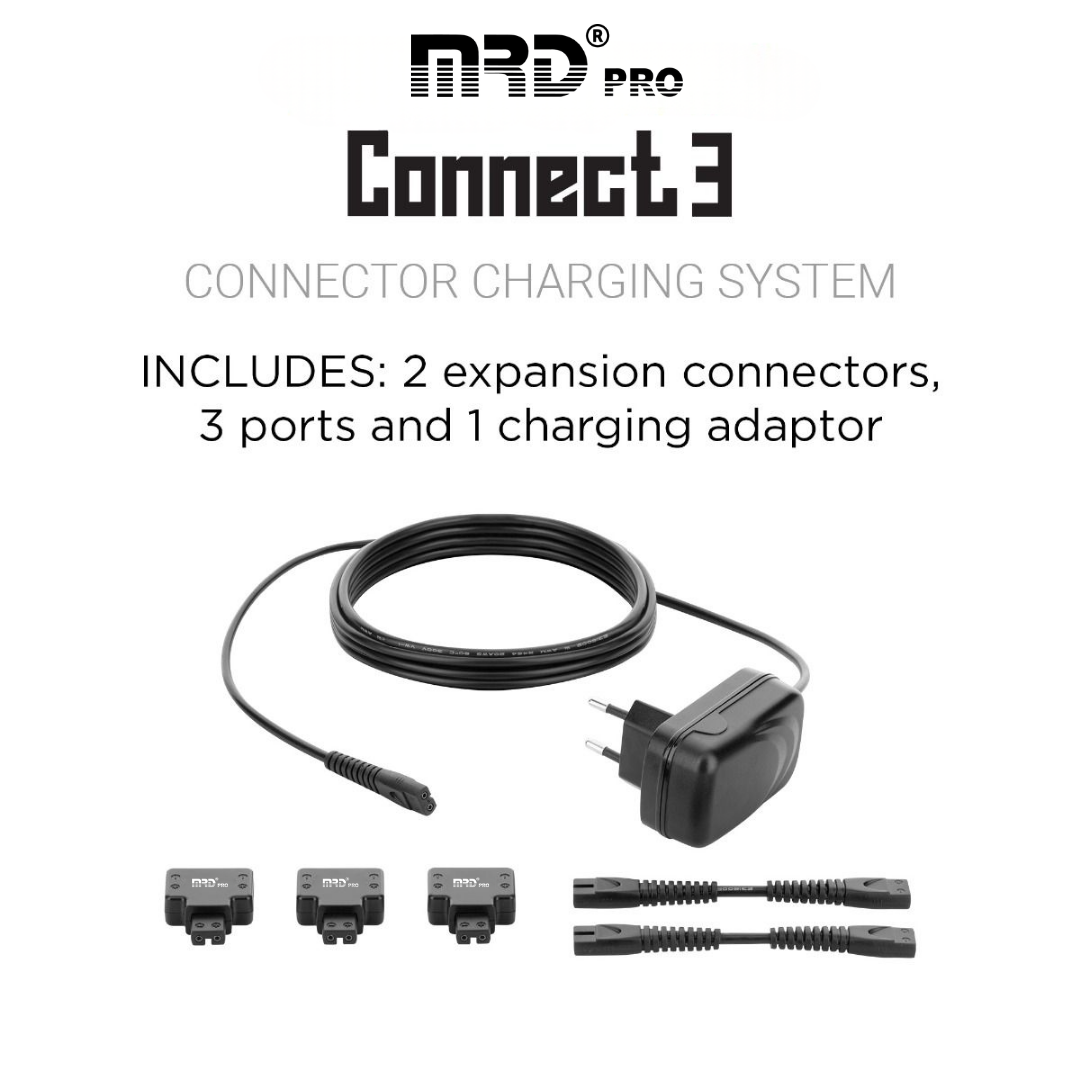 Connect 3 – Barberhood Charging System, 2 Expansion Cords, Adapter