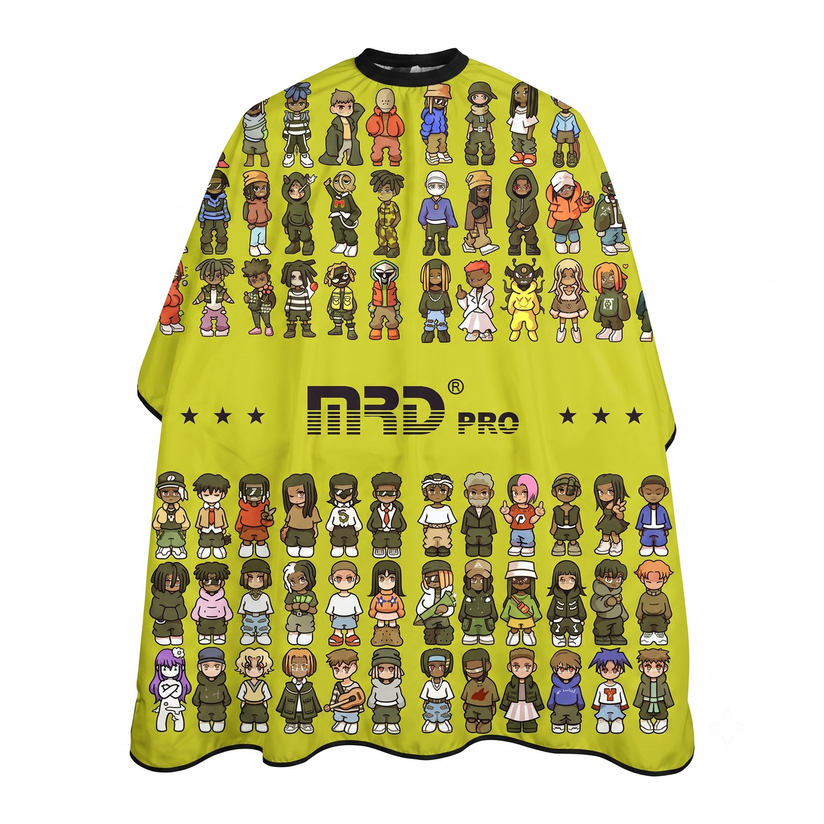 MRD PRO Professional Barber & Salon Cape-GREEN-Anti-Static, Water Resistant