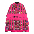 MRD PRO Professional Barber & Salon Cape-PINK-Anti-Static, Water Resistant