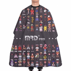 MRD PRO Professional Barber & Salon Cape-BLACK-Anti-Static, Water Resistant