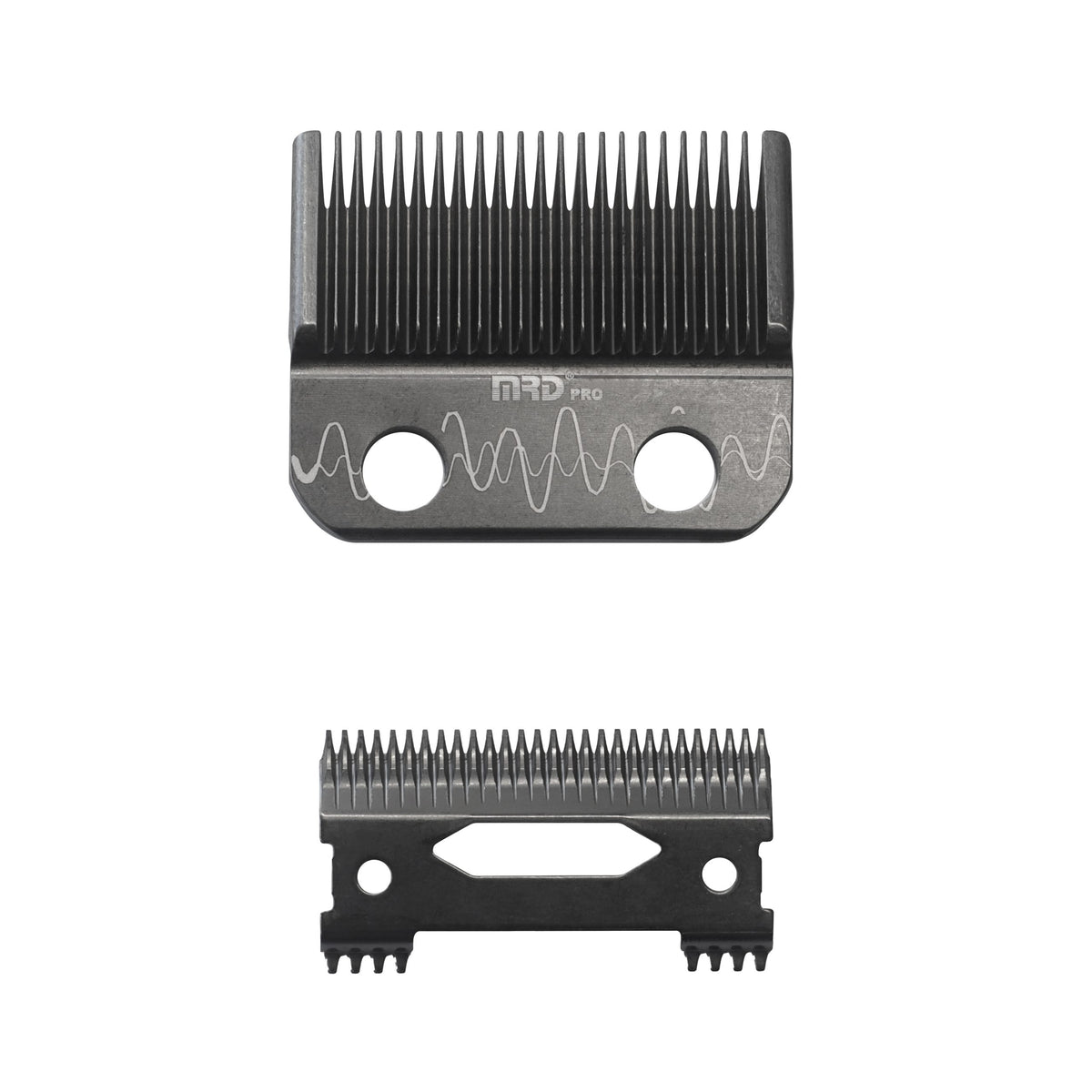 SMART Wolf-Tooth Clipper Blade-BLACK – Ultra Sharp, Smooth Cutting, Professional Styling