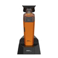 MRD PRO Trimmer CYBORG-ORANGE-Professional Cordless Zero Gapped T-Blade Hair Trimmer - 7200RPM BLPU Motor, DLC Blade & 180 Min Battery