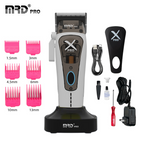 MRD HC-999 XPRO Vector Professional Hair Clipper-WHITE| 11,500 SPM High-Torque Motor | Zero-Gap Titanium Blade