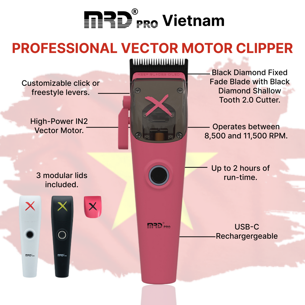 MRDPRO HC-999A KINGX – Premium Barber-Grade Hair Clipper, Powerful – Smooth