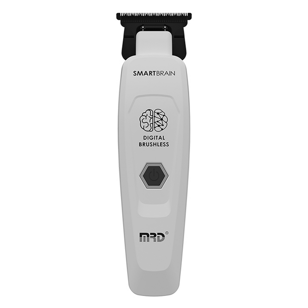 MRD Pro SmartBrain Professional Trimmer-WHITE | 7,500 RPM BLDC Motor | Zero-Gap Skeleton Design