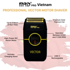 MRDPRO ZB-999 Shaver-BLACK-Smooth, Close Shave with a True Masculine Style