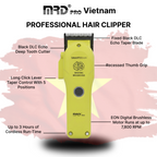MRDPRO 3969ST Clipper-GREEN- Powerful Motor, Ultra-Close Edging, Sharp & Precise