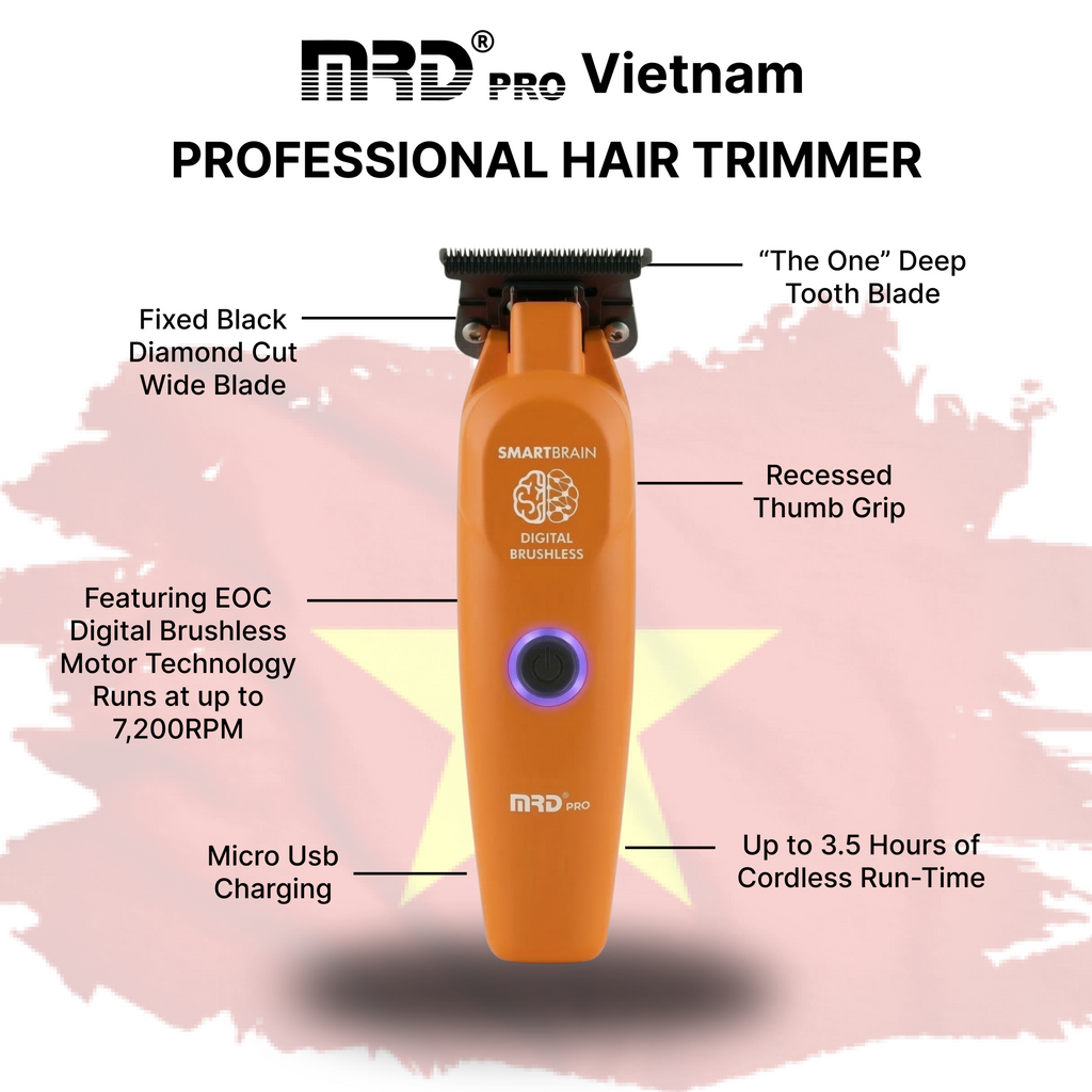 MRDPRO GMT 3969ST-ORANGE- Edge Trimmer – Ultra-Close Cutting, Sharp Lines