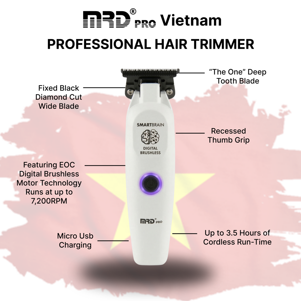 MRDPRO GMT 3969ST-WHITE- Edge Trimmer – Ultra-Close Cutting, Sharp Lines