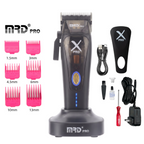 MRD HC-999 XPRO Vector Professional Hair Clipper-BLACK | 11,500 SPM High-Torque Motor | Zero-Gap Titanium Blade