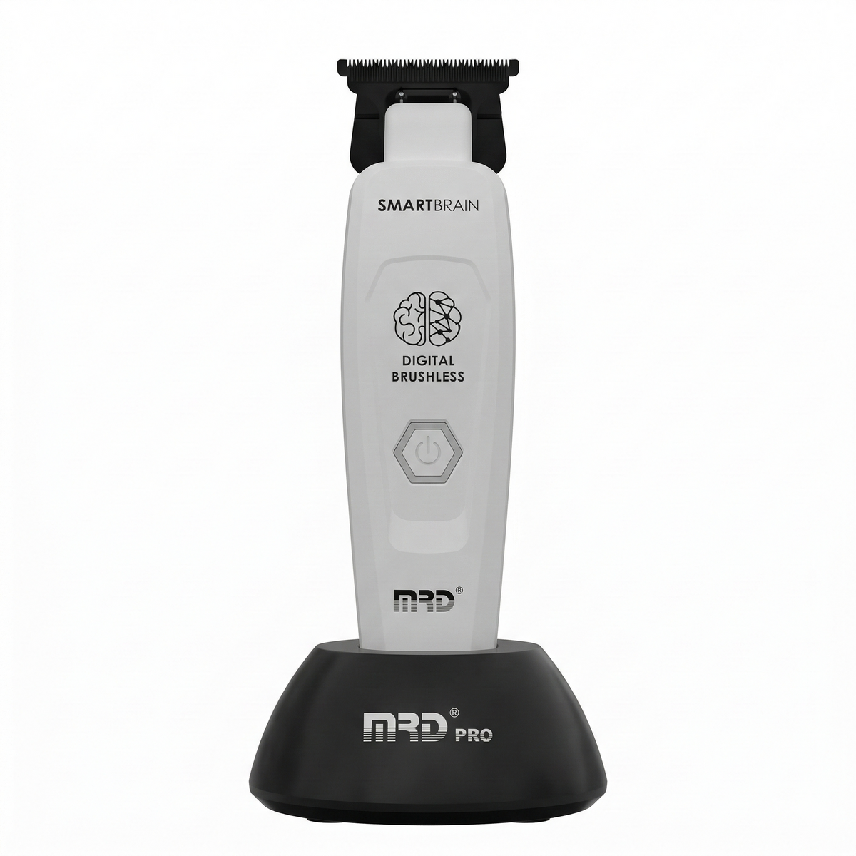 MRD Pro SmartBrain Professional Trimmer-WHITE | 7,500 RPM BLDC Motor | Zero-Gap Skeleton Design