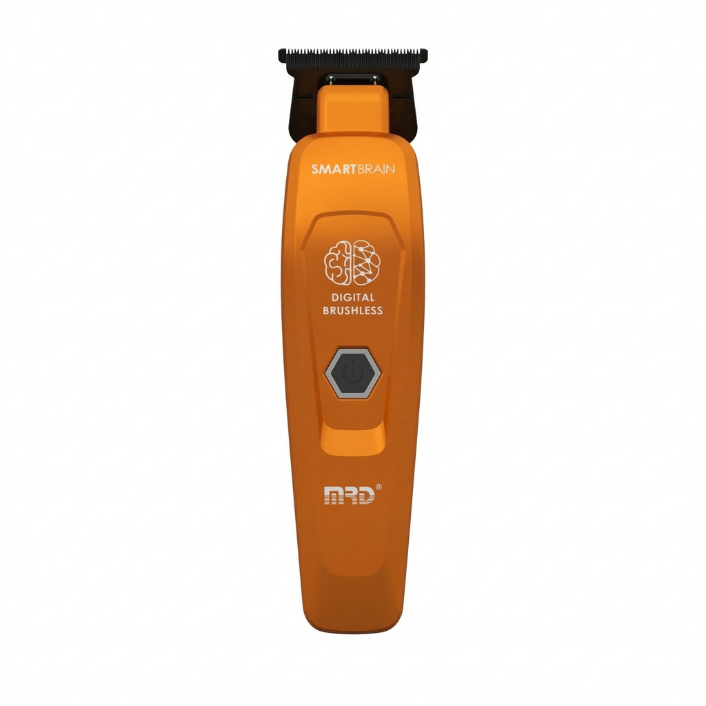 MRD Pro SmartBrain Professional Trimmer-ORANGE | 7,500 RPM BLDC Motor | Zero-Gap Skeleton Design