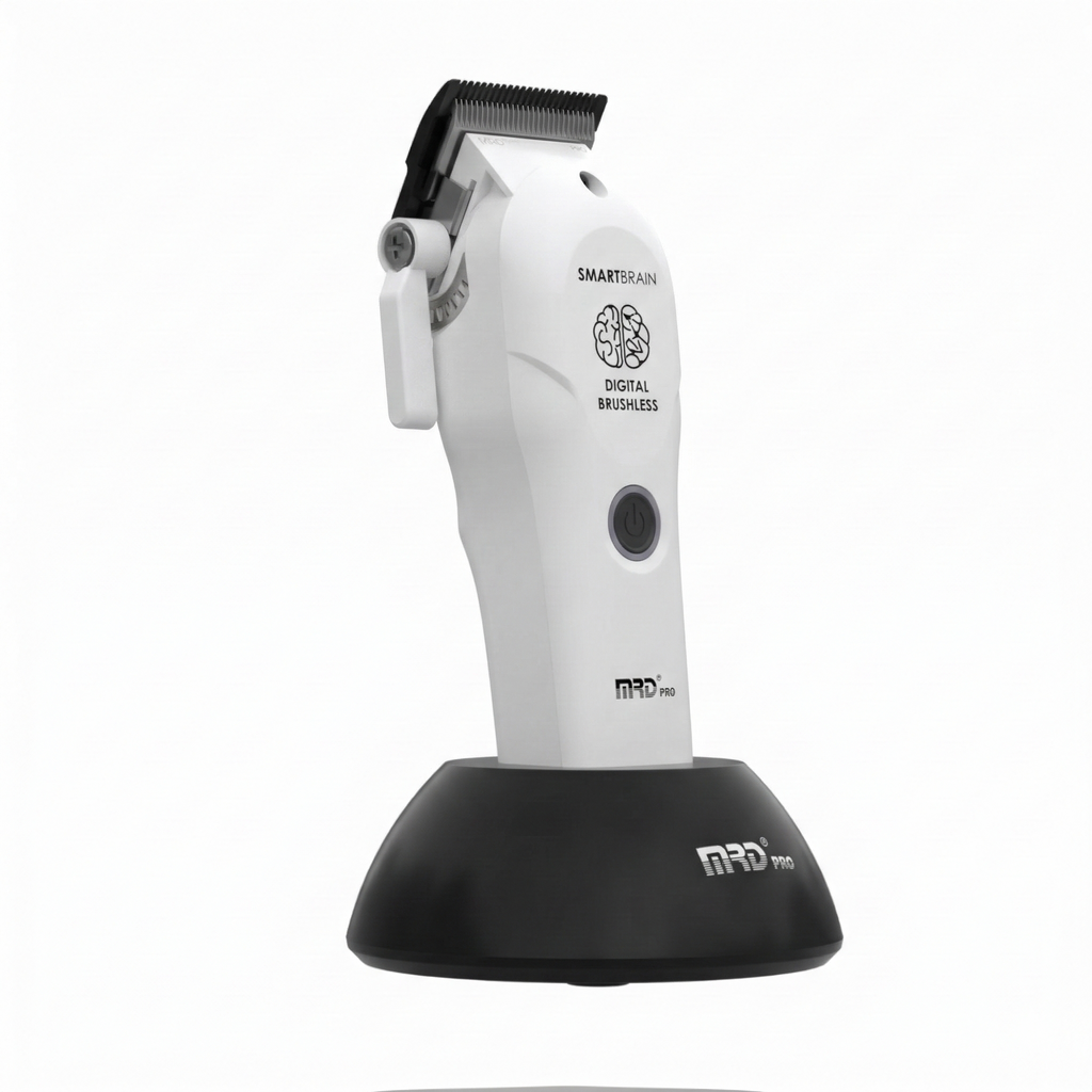 MRDPRO 3969ST Clipper-WHITE- Powerful Motor, Ultra-Close Edging, Sharp & Precise