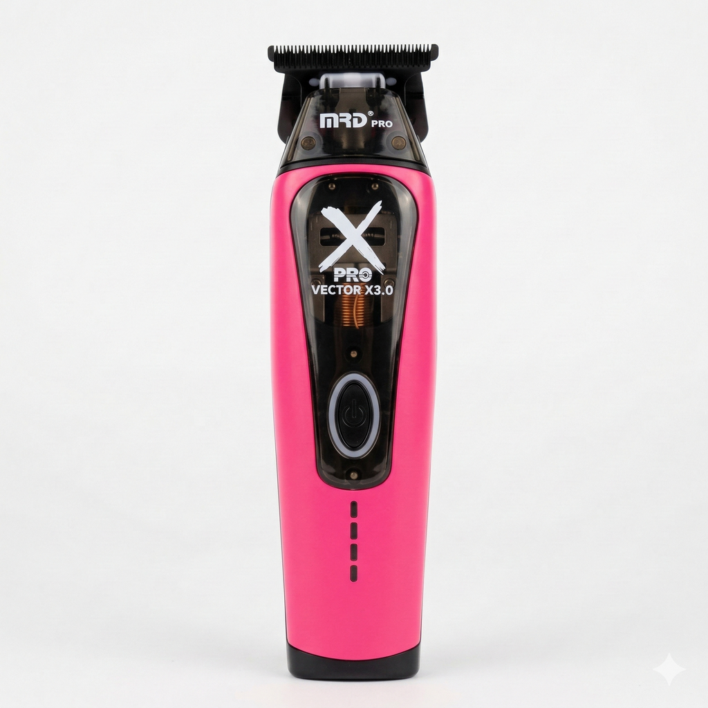 MRDPRO XPRO GMT-999C-PINK-Vector X3.0 Hair Clipper – Powerful Motor 9,500–13,000 RPM
