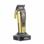 MRD HC-999 XPRO Vector Professional Hair Clipper-GOLD| 11,500 SPM High-Torque Motor | Zero-Gap Titanium Blade