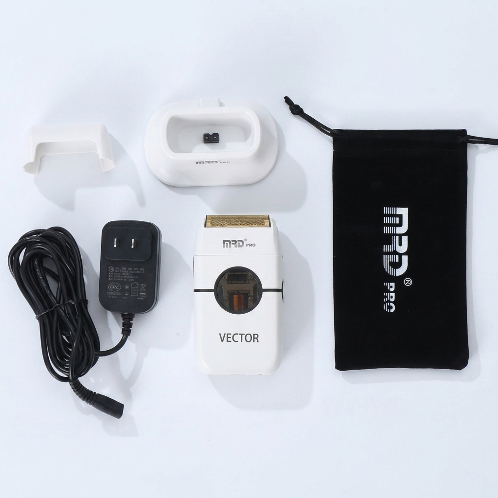 MRDPRO ZB-999 Shaver-WHITE-Smooth, Close Shave with a True Masculine Style