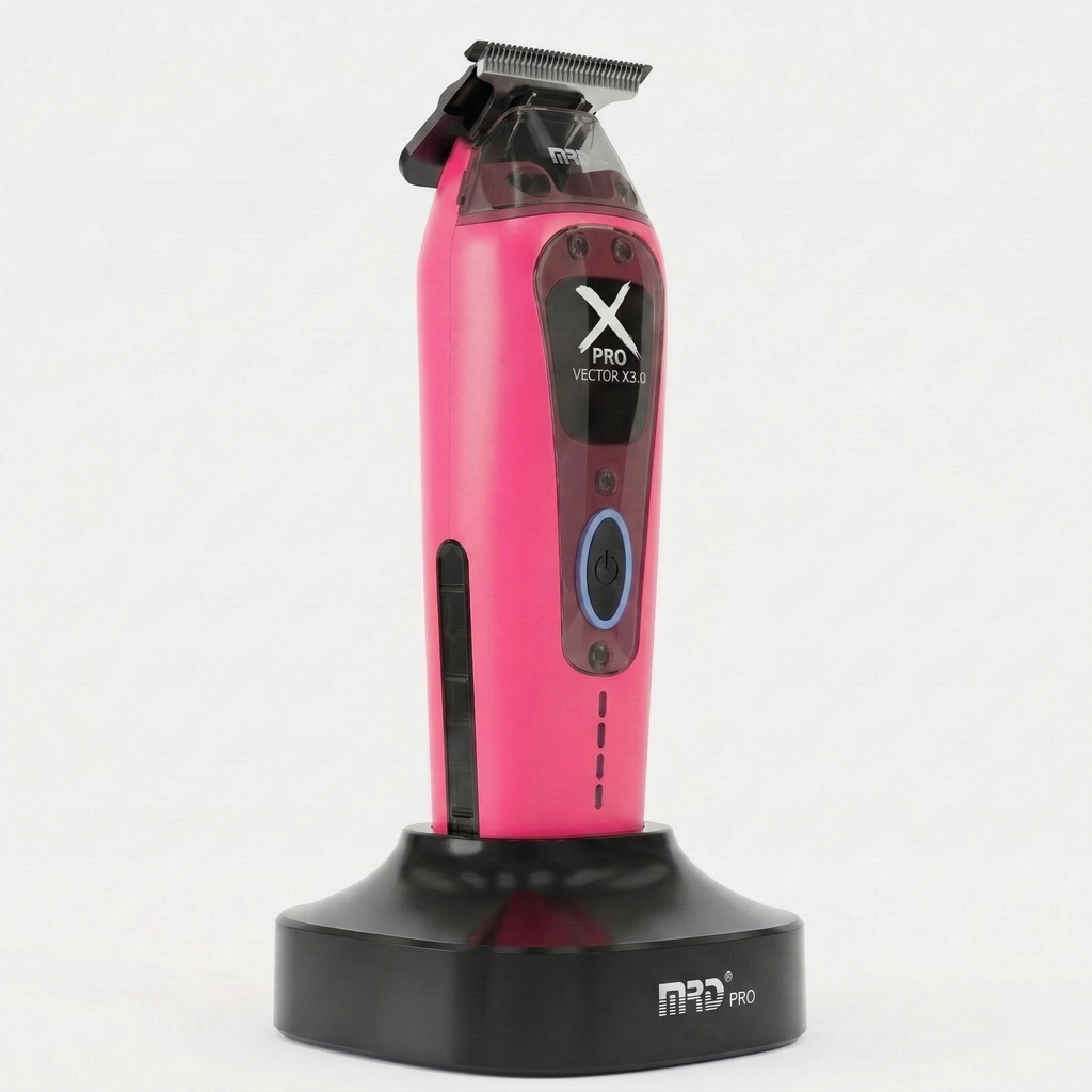 MRDPRO XPRO GMT-999C-PINK-Vector X3.0 Hair Clipper – Powerful Motor 9,500–13,000 RPM