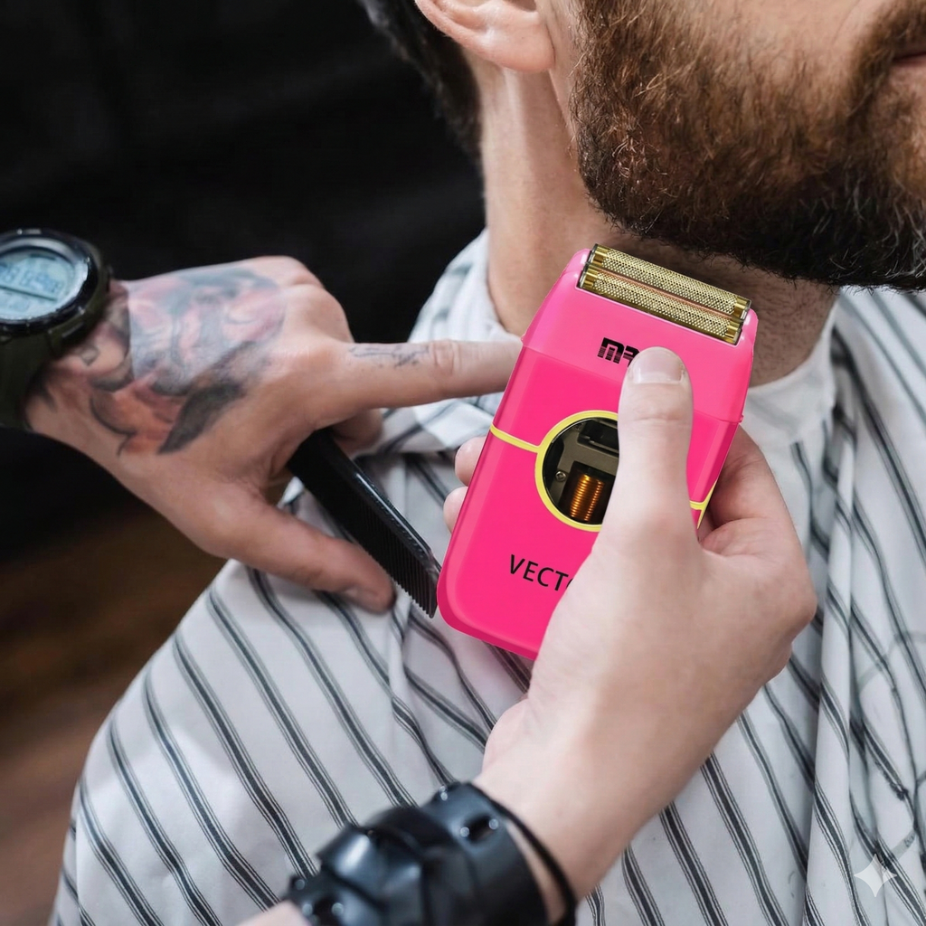 MRDPRO ZB-999 Shaver-PINK-Smooth, Close Shave with a True Masculine Style