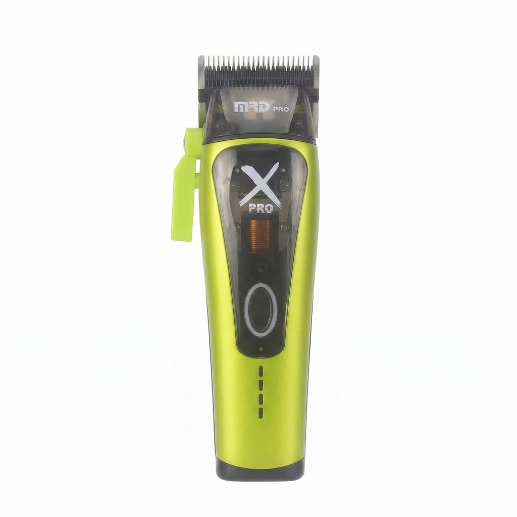 MRD HC-999 XPRO Vector Professional Hair Clipper-GREEN | 11,500 SPM High-Torque Motor | Zero-Gap Titanium Blade