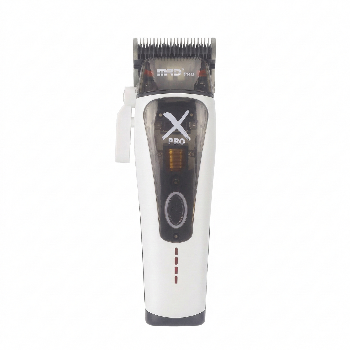 MRD HC-999 XPRO Vector Professional Hair Clipper-WHITE| 11,500 SPM High-Torque Motor | Zero-Gap Titanium Blade