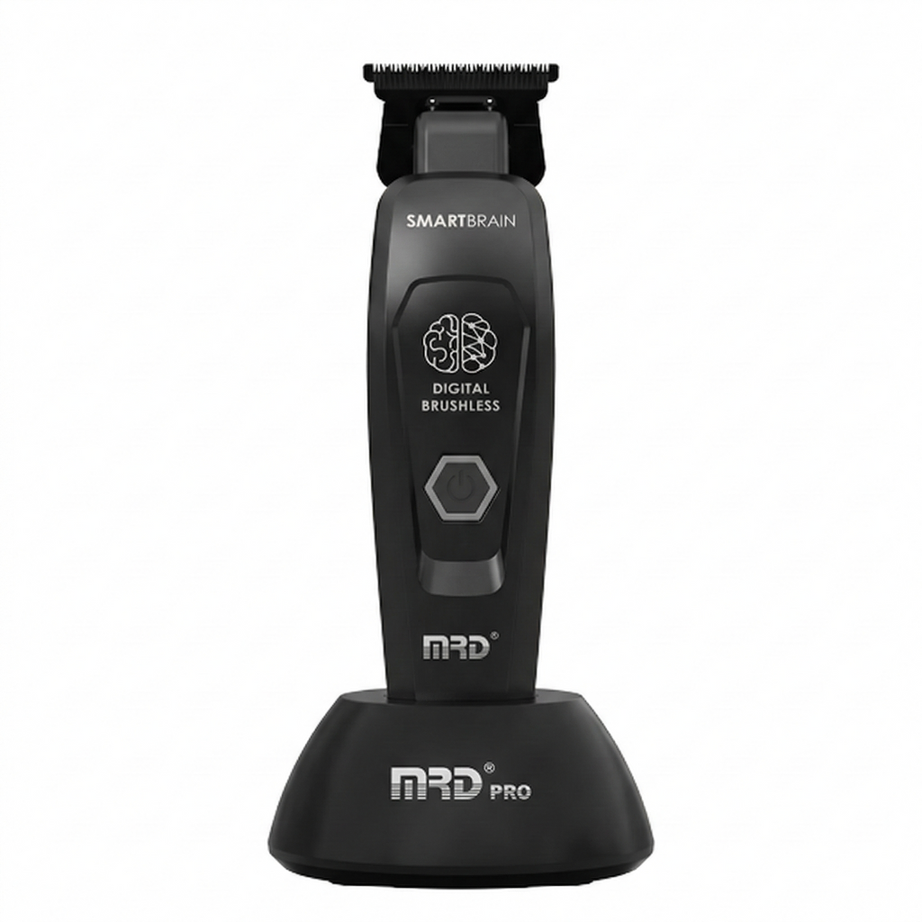 MRD Pro SmartBrain Professional Trimmer-BLACK | 7,500 RPM BLDC Motor | Zero-Gap Skeleton Design