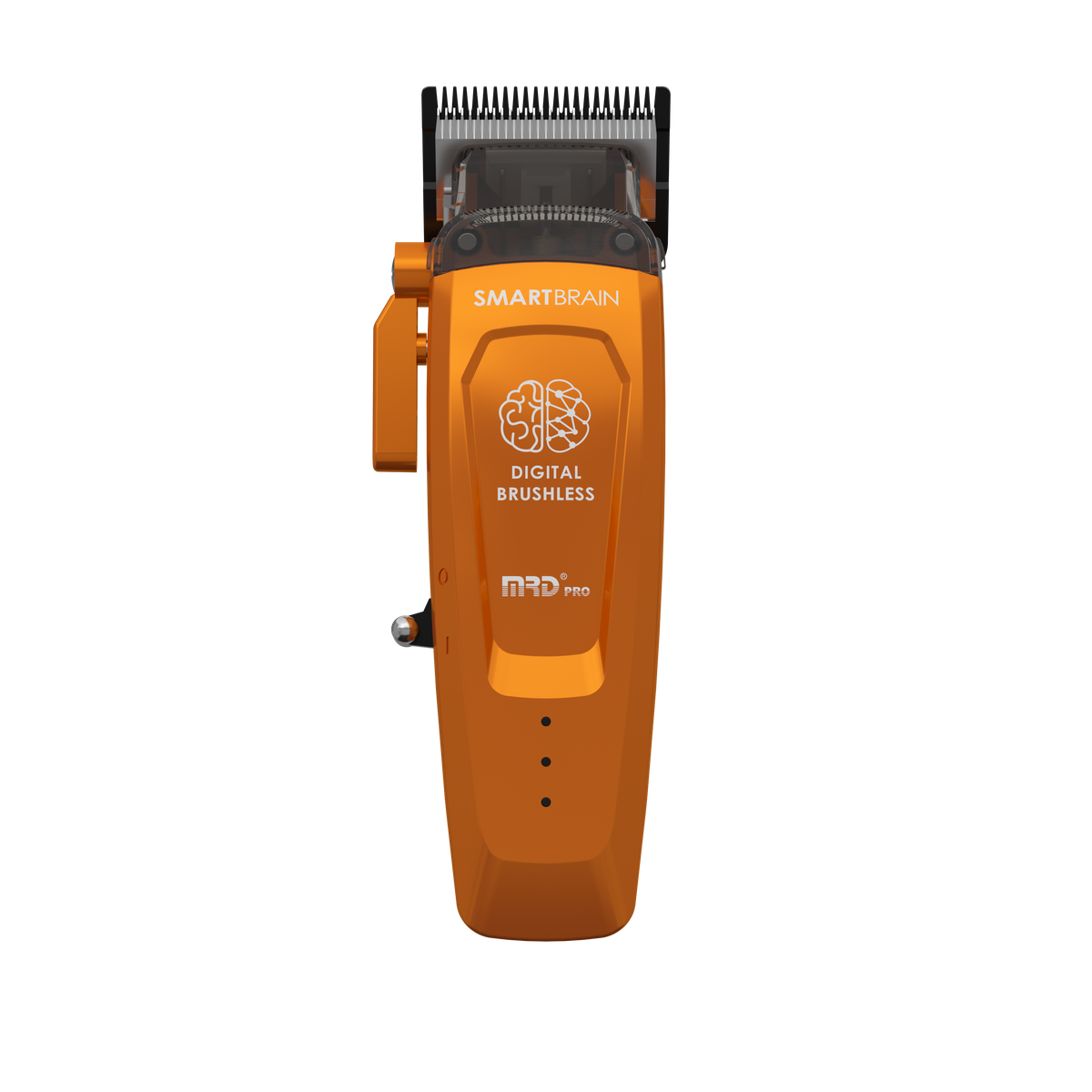 MRDPRO SMART BRAIN HC 90-4-ORANGE-Premium Brushless Motor Hair Clipper (7200 RPM) with DLC Blade & Zero Gap Adjustable Taper