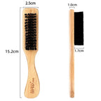 MRDpro Barber Neck Duster – Premium Wooden Handle Hair Sweeping Brush with Soft Bristles for Professional Salon & Barber