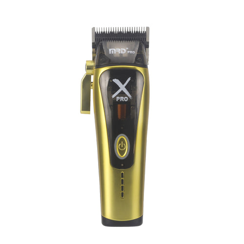 MRD HC-999 XPRO Vector Professional Hair Clipper-GOLD| 11,500 SPM High-Torque Motor | Zero-Gap Titanium Blade
