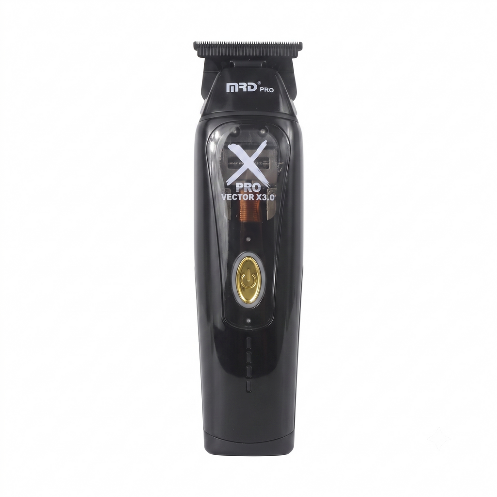 XPRO GMT-999C-BLACK-Vector X3.0 Hair Clipper – Powerful Motor 9,500–13,000 RPM