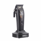 MRD HC-999 XPRO Vector Professional Hair Clipper-BLACK | 11,500 SPM High-Torque Motor | Zero-Gap Titanium Blade