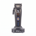 MRD HC-999 XPRO Vector Professional Hair Clipper-BLACK | 11,500 SPM High-Torque Motor | Zero-Gap Titanium Blade