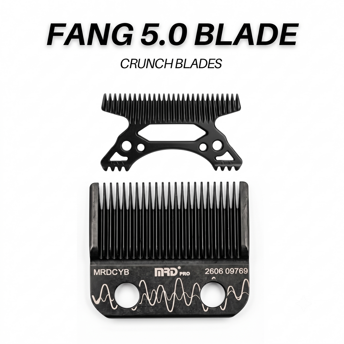 Cuchillas de repuesto MRD PRO FANG 5.0 | Bajo ruido y corte ultrasuave