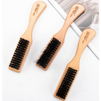 MRDpro Barber Neck Duster – Premium Wooden Handle Hair Sweeping Brush with Soft Bristles for Professional Salon & Barber