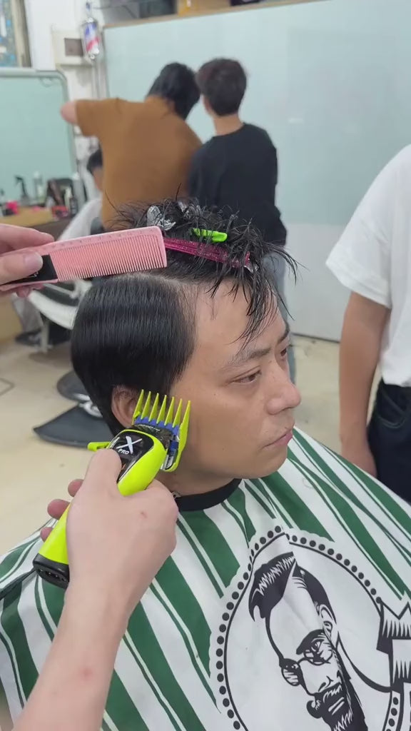 MRD HC-999 XPRO Vector Professional Hair Clipper-GREEN | 11,500 SPM High-Torque Motor | Zero-Gap Titanium Blade