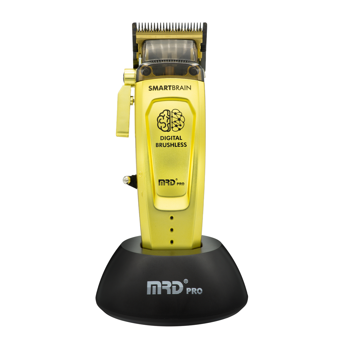 MRDPRO SMART BRAIN HC 90-4-GOLD-Premium Brushless Motor Hair Clipper (7200 RPM) with DLC Blade & Zero Gap Adjustable Taper