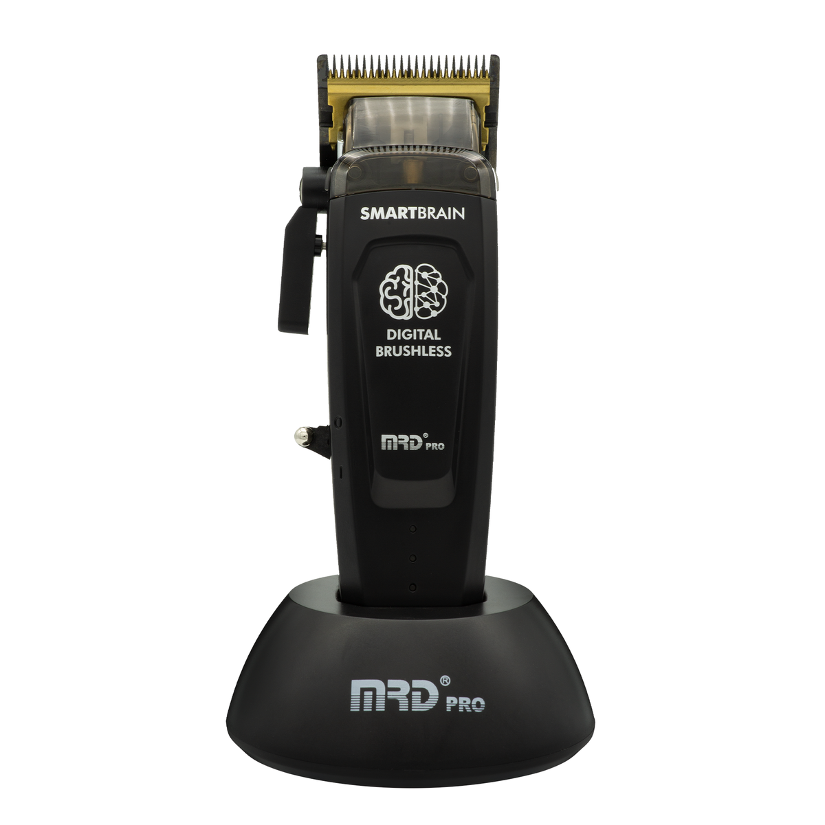 MRDPRO SMART BRAIN HC 90-4-BLACK-Premium Brushless Motor Hair Clipper (7200 RPM) with DLC Blade & Zero Gap Adjustable Taper