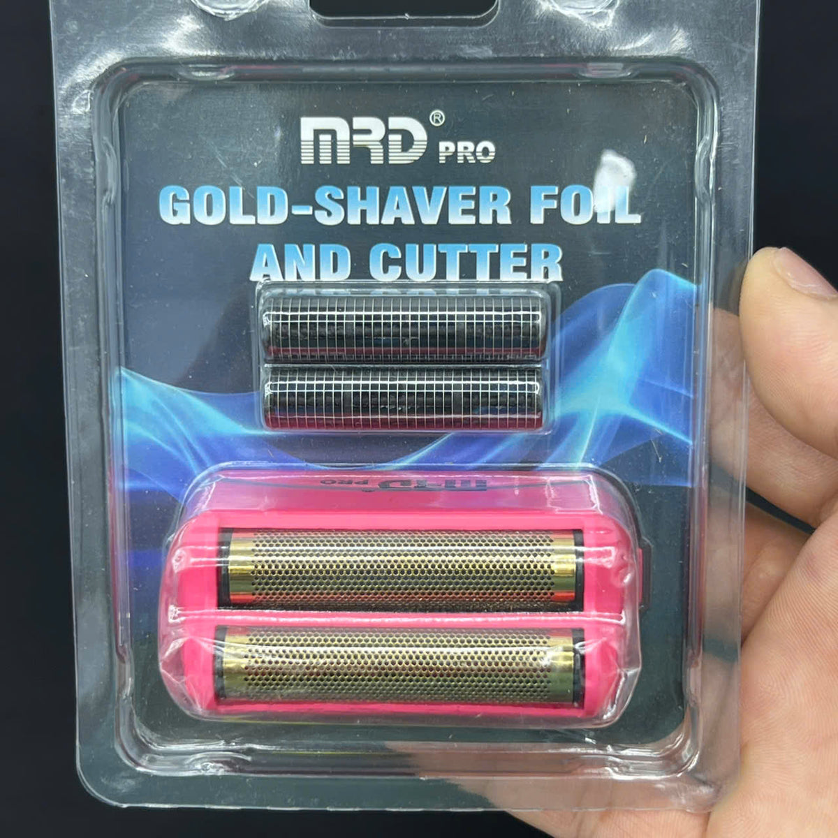 MRDPRO Shaver Blade Set-BLACK– Smooth Close Shave, Sharp Blades, Easy Replacement